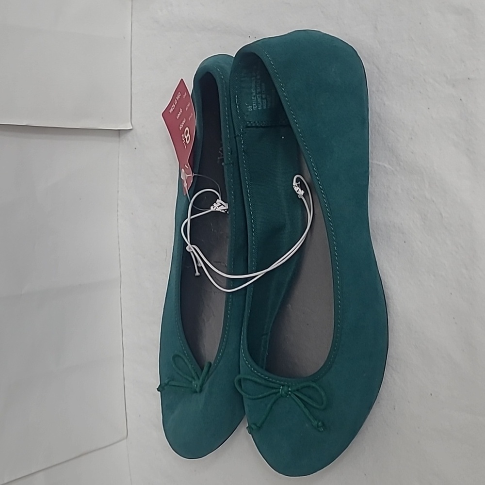 Brand-new Green Flats By Merona, Size 8.5